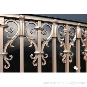 Golden Cottage Motorized Sliding Gate Collapsible Aluminum